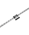 400mm MGN12 Linear Slide Rail Kit With MGN12H Carriage Block And Mini Guide Bearing For Tiny CNC Machines And 3D Printers Sweet Smooth Quiet Linear Motion Guideway For Precise Low Friction Movement, 400mm steel rail with MGN12H block