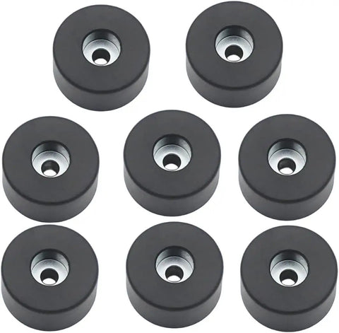 8 Piece Anti Vibration Rubber Feet Kit For Air Compressors Generators And Pressure Washers Isolation Pads Replaces 192310GS