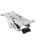 0-90-180 Degree Self Locking Folding Hinge For Table Legs And Chair Extensions, iron hinge with black locking lever