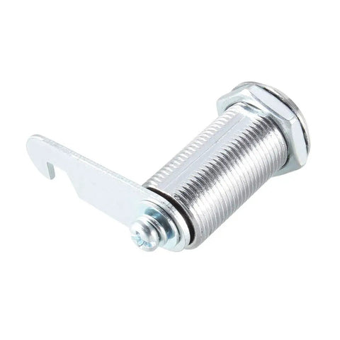 Tumbler Cam Lock Set 1-3/8 Inch Cylinder Length Fits 1-1/8 Inch Panel Thickness Keyed Different Zinc Alloy Chrome Plated
