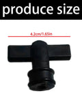 Heavy Duty Commercial T Head Shock Absorbing End Fitting For Hydraulic Rod Screw Head System 500kg High Load Capacity Replacement Part 269501984 And 269501717 Keeps Your Machine Running Strong Like New With Solid Reliable Heavy Work And Home Sites. 4.2cm black polymer T-head fitting