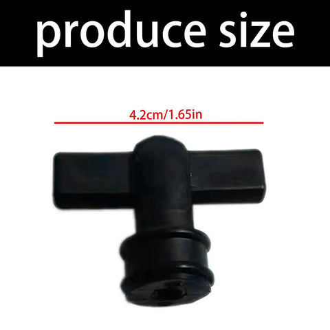 Heavy Duty Commercial T Head Shock Absorbing End Fitting For Hydraulic Rod Screw Head System 500kg High Load Capacity Replacement Part 269501984 And 269501717 Keeps Your Machine Running Strong Like New With Solid Reliable Heavy Work And Home Sites. 4.2cm black polymer T-head fitting