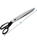 Heavy Duty Tailor Scissors For Cutting Fabric And Leather, Industrial Sharp Sewing Shears For Home Office Studio, Multi Purpose Fabric Cutter With Carbon Steel Blades, 10 Inch, Durable Long Lasting Edge For Dressmakers And Artists
