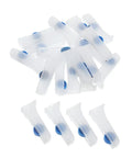 Must Have Laboratory Hose Flow Regulator Roller Switch Tubing Control Valve For Easy Infusion Adjuster, white with blue rollers