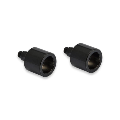 2 Inch Front Lift Spacer Kit For Polaris Sportsman And Ranger Crew – Black aluminum strut lift spacers for off-road use.