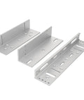 Heavy Duty Z And L Bracket For 600 Lbs Electromagnetic Door Lock, 280 Kg Holding Force, aluminum brackets for wood or metal doors