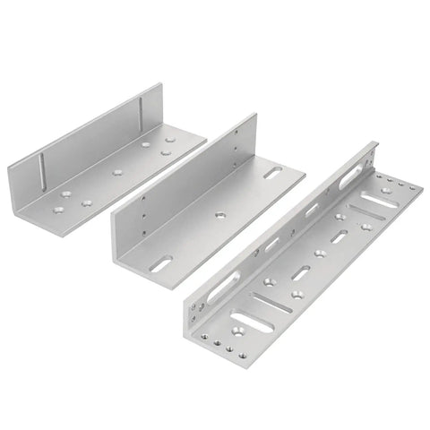 Heavy Duty Z And L Bracket For 600 Lbs Electromagnetic Door Lock, 280 Kg Holding Force, aluminum brackets for wood or metal doors