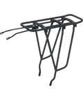 Rear Bike Rack Cargo Carrier For Most Bikes 75 Kg Load Capacity Aluminum Iron Frame Heavy Duty Luggage Rack For Mountain And Road Bikes