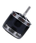 Close-up of CM 4520 Brushless Motor for UAV Long Range FPV Drones X8, showcasing metallic finish and mounting shaft.
