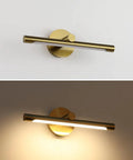 Gold Finish LED Picture Light For Artwork And Paintings, Dimmable 12W 3000K Warm White, 24.21 Inch Hard-Wired Gallery Lighting Fixture