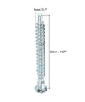 Confirmat Screws 5x50mm Hex Socket Wood Screws Zinc Plated For Furniture Assembly single screw measurement