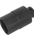 Heavy Duty 36mm 1/2 Inch Drive Impact Socket for Front Hub Nut Removal on Fiat 500 and Ford Ka, six point design, side view