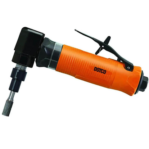 Rock Solid Right Angle Pneumatic Die Grinder Cranking Out 12000 Rpm for Aggressive Metal Grinding and Sanding Jobs includes 1/4 inch collet.
