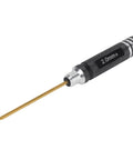 Precision 2.0Mm Phillips Screwdriver And 3.0Mm Nut Driver Set For 1 30 Scale RC Crawlers features a black aluminum handle and precision tip.