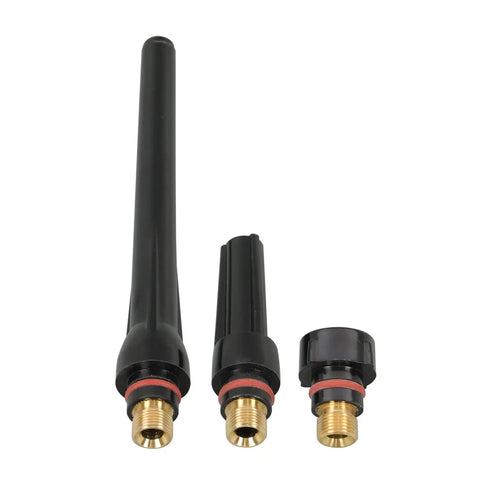 58 Piece TIG Welding Torch Kit With Gas Lens System For WP Nine, WP Seventeen, WP Twenty, And WP Twenty Five Series connectors