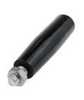 Revolving Lathe Handle And Trailer Jack Hand Wheel M10 Threaded Crank With Nuts, featuring an ergonomic non-slip conical grip