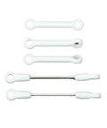 White Connecting Rod Replacement For RC Huey UH 1 Helicopter C032 Era RC Parts Exact Fit Durable Linkage Easy Install