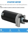Starter Motor Replacement For Cub Cadet 7000 Series Engines 20HP To 27HP Fits LT1045 LT1050 GT1554 I1046 shown from side angle