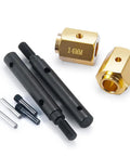 Level Up Your Rig With Heavy Duty Extended Wheel Hubs And Solid Steel Stub Axle Portal Drive Kit For Traxxas TRX4 Defender Bronco And K5 Bringing Extra Ground Clearance - 14mm steel components
