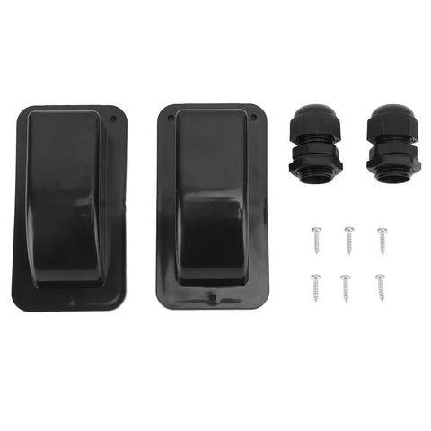 Easy Install ABS M20x1.5 Cable Entry Gland For 6mm2 To 12mm2 Wires Sealing Solution With Durable Weatherproof Seal Ideal For RV Boat Yacht Garage Shed Black components