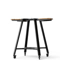 Arc And Arc XL Pizza Oven Stand For Outdoor Use With Locking Wheels Adjustable Wood Wings and Sturdy Steel Frame