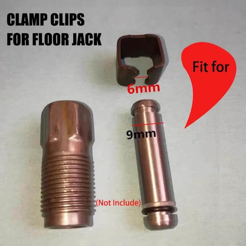 Six Piece Floor Jack Spare Parts Kit For 2 Ton And 3 Ton Horizontal Car Floor Jacks Hoop Claw Clamp Clips Stainless Steel