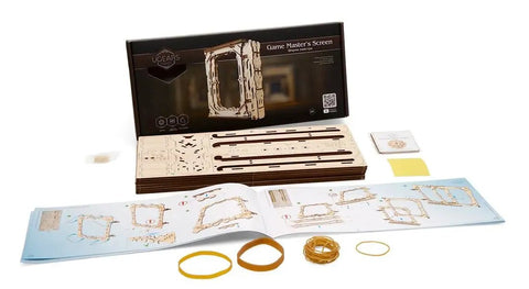 Mechanical Wooden Puzzle Model Game Master’s Screen Construction Set Self Assembly No Glue Needed 160 Parts, wooden desk toy kit