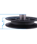V Idler Pulley Set For John Deere X Series Beefed Up Replacement Kit side view with dimensions shown