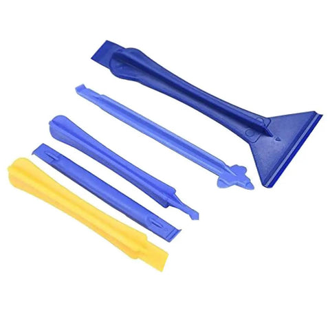 Plastic pry tools from Pro 24 Piece Precision Screwdriver Set Universal Repair Toolkit for iPhone iPad Samsung Tablets Laptops Nintendo