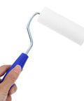 Heavy Duty Paint Roller Covers With Frame For Crisp Wall And Edge Painting Smooth Operator Handle Grip Easy Control Tool for DIY Projects, white roller.