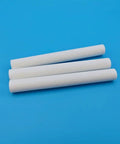 High Purity Boron Nitride Ceramic Rods Gasket Cylinder For Scientific Research Thermal Shock Resistant And Temperature Stable 2 Pieces 4 To 20 Mm Diameter 20 To 200 Mm Length, showing close-up view of white rods on blue background.