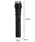 Refillable Butane Torch Lighter With Safety Lock And Adjustable Red Blue Jet Flame Windproof for candles campfires BBQ baking camping gift