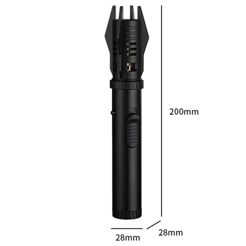 Refillable Butane Torch Lighter With Safety Lock And Adjustable Red Blue Jet Flame Windproof for candles campfires BBQ baking camping gift