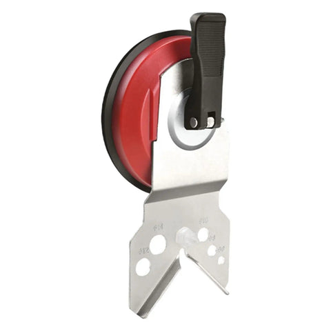Tile Glass Hole Saw Core Bit Guide with Strong Suction Base 6 mm to 83 mm Drilling Range in stainless steel and rubber