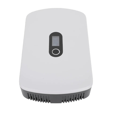 Slick 8800 Mah Ups Power Supply With Bright Lcd Screen And Smart Voltage Tuning, compact white unit with display, plug and play design.