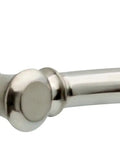 Detailed view of Cassidy 24 Inch Wall Mount Towel Bar With Brilliance Stainless Finish, featuring elegant bracket and rod design.