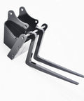 Full Metal Excavator Bucket Forks And Pallet Forks For Huina 550 580 592 593 RC Excavator DIY Modification Kit, heavy duty forks