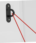 Stainless Steel Wall Mount Exercise Strap Anchors 3 Pack For Resistance Bands Heavy Duty Safety Hooks Indoor Outdoor Gym
