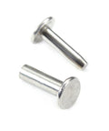 10 Pack Cutlery Rivets With Step Drill For DIY Knife Handles And Repairs USA Size 0.312 x 0.155 x 0.520 Inch Nickel Silver