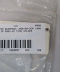 Pro Grade Rock Solid 3 Pole Fuse Holder Offering Hella Durable 100 Amp Rating And 600 Volt Ac Capacity For Heavy Duty Industrial Wiring And Quick Fit Panel Jobs packaging with label showing specifications.