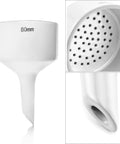 80mm funnel from Pro Grade 1000ml Buchner Funnel Kit With Vacuum Filter Flask Heavy Wall Borosilicate Glass Filtration Set 1 Liter