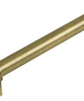 10 Pack Brushed Antique Brass Cabinet Bar Pulls, 7-1/2 Inch Center-To-Center, Solid Steel, 9-1/8 Inch Overall Length, 9/16 Inch Bar Diameter
