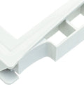 Close-up of Refrigerator Crisper Pan Cover Frame Without Glass Replacement Shelf Frame for Delicatessen Drawer