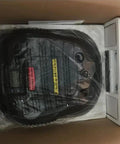 Autonomous Robotic Lawn Mower With Auto Charging, boxed for shipping; visible packaging and protective plastic covering device.