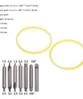 Premium Key Cutting Machine Drill Bits Cutter Set For 368A 339C Locksmith Tools High Speed Steel HSS Aluminum Vertical Key Machine Sharp End Mill 44 5 Mm Hardcore Build Top Shelf Gear That Crushes Workloads Fast For Real. HSS cutter bits set with 105° dimple and tracer point sizes