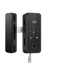 Straight Up Tuya WiFi Smart Fingerprint Lock for Wooden and Glass Doors with App Remote Control and metal body design.