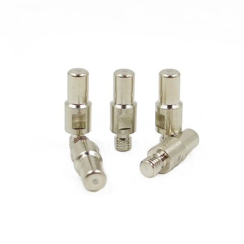 S45 Plasma Consumables 60 Piece Kit For Torch Maintenance Featuring Durable Electrode And Precision Ceramic Nozzles With.8mm And 1.0mm Tips To Keep Your Machine Crisp And Cutting Power Up Like A Boss - Close-up of durable electrodes.