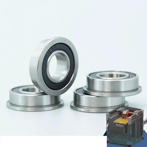 Fire 10 Pieces F688RS Flange Ball Bearings 8x16x5mm Chrome Steel For Motion Drive Units Idler Joints