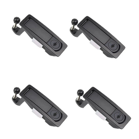 Heavy Duty 4 Pack Flush Compression Lever Latch Lock For Marine Boat Rv Truck Doors Adjustable Zinc Alloy Housing With Beefy Grip Rust Proof Tough As Nails Kit