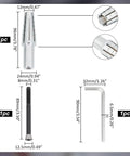 Unicraftale expanding ring mandrel set with hex Allen key and steel ring stretcher for ring turning, sizes 7–14